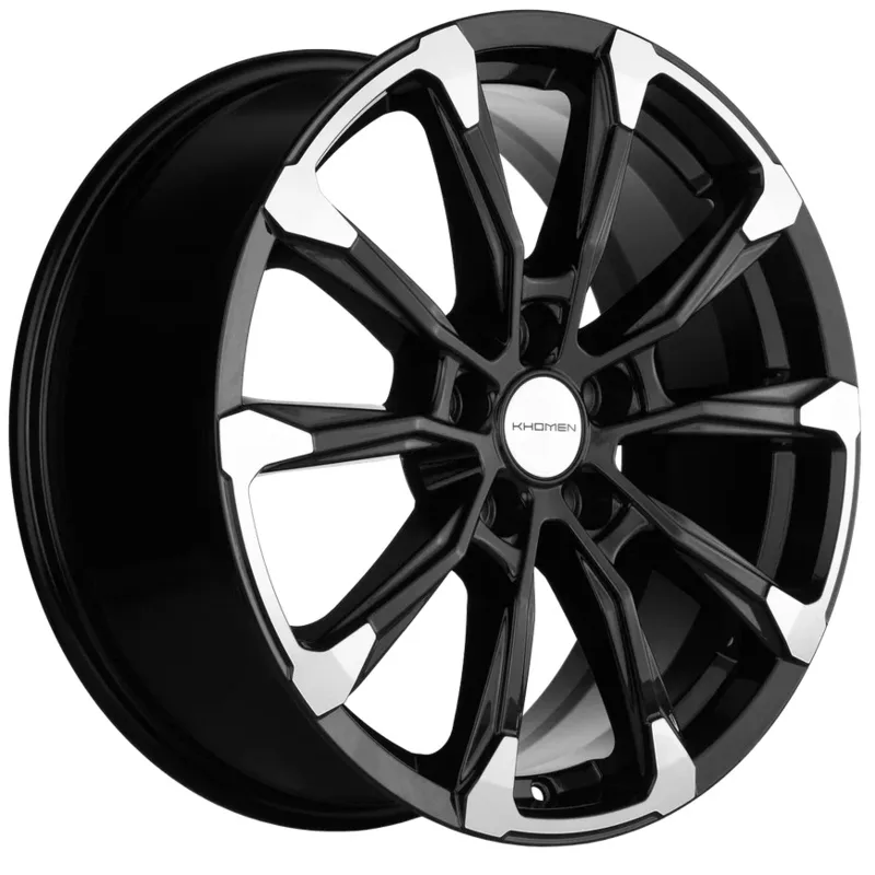 Khomen Wheels 7,5x18/5x108 ET47 D60,1 KHW1808 (Chery Tiggo 8/8 Pro) Black-FP (конус)