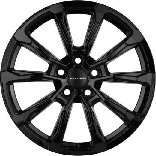 Khomen Wheels 7,5x18/5x108 ET47 D60,1 KHW1808 (Chery Tiggo 8/8 Pro) Black (сфера)