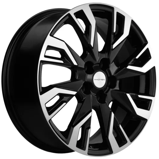 Khomen Wheels 7x18/5x112 ET43 D57,1 KHW1809 (Kodiaq/Tiguan) Black-FP