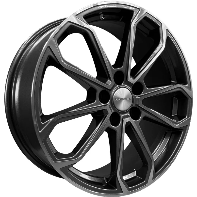 Khomen Wheels 7x18/5x114,3 ET53 D54,1 KHW1816 (Geely Coolray) Gray-FP