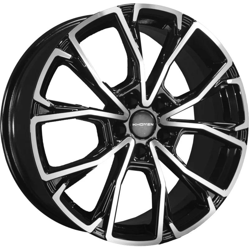 Khomen Wheels 7,5x19/5x114,3 ET45 D66,1 KHW1907 (Nissan X-Trail) Black-FP