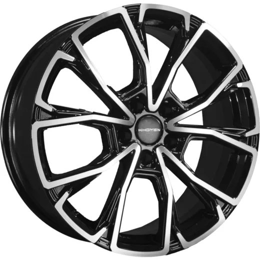 Khomen Wheels 7,5x19/5x114,3 ET45 D66,1 KHW1907 (Nissan X-Trail) Black-FP