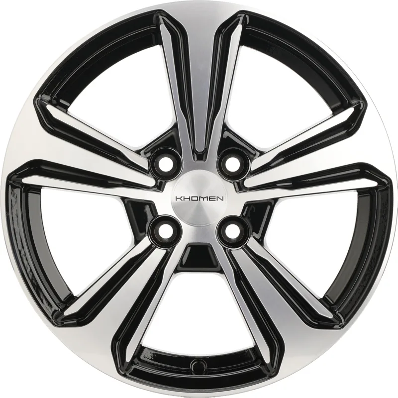 Khomen Wheels 6x15/4x100 ET46 D54,1 KHW1502 (Rio/Solaris) Black-FP