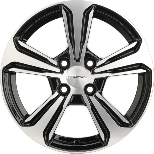 Khomen Wheels 6x15/4x100 ET46 D54,1 KHW1502 (Rio/Solaris) Black-FP