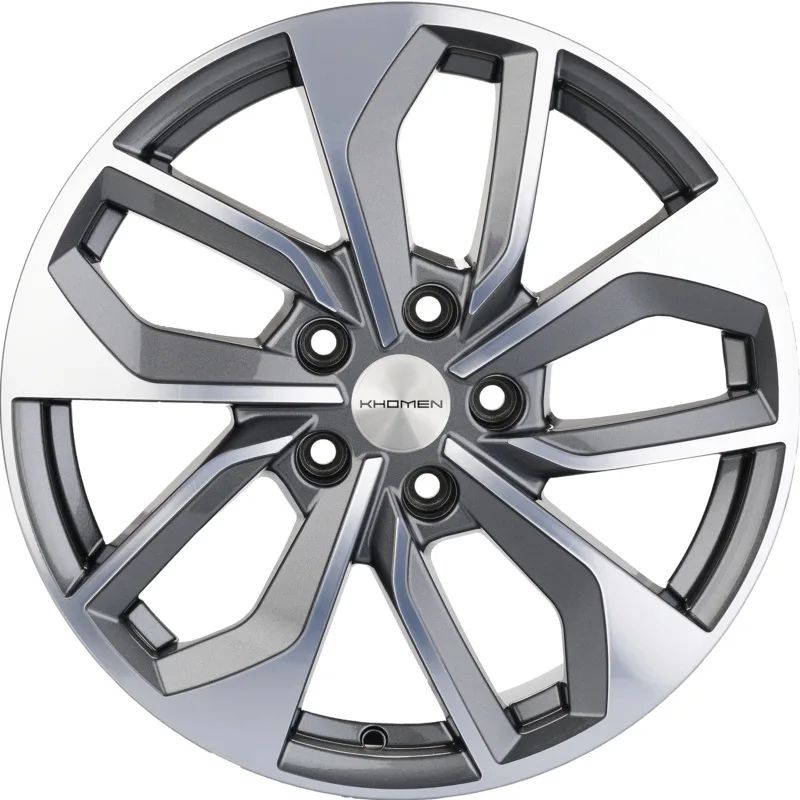 Khomen Wheels 7x17/5x114,3 ET45 D60,1 KHW1703 (Changan/Geely/Lexus/Toyota) Gray-FP