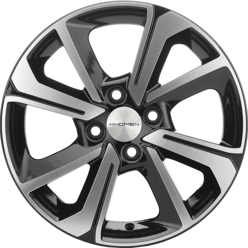 Khomen Wheels 6x15/4x100 ET46 D54,1 KHW1501 (Rio/Solaris) Black-FP