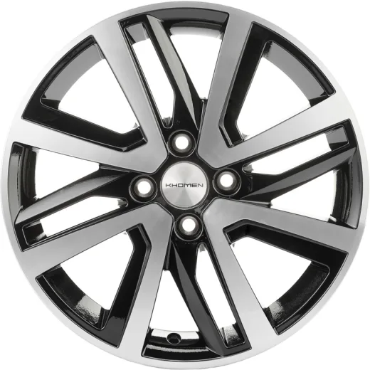Khomen Wheels 6x16/4x100 ET47 D56,6 KHW1609 (Nexia) Black-FP