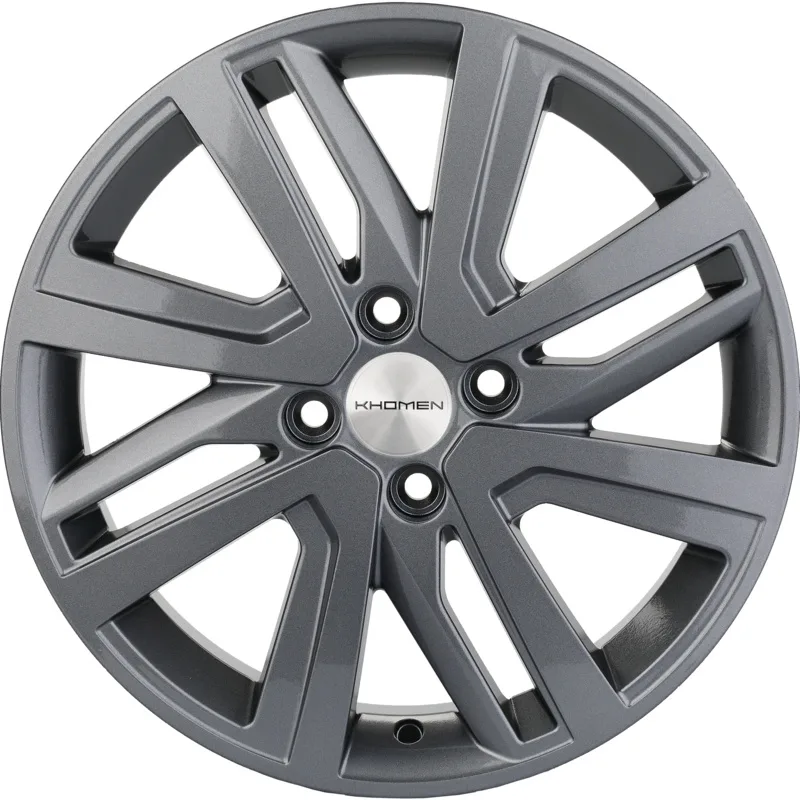 Khomen Wheels 6x16/4x100 ET50 D60,1 KHW1609 (Vesta/Largus) Gray