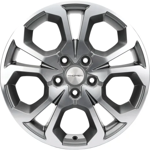 Khomen Wheels 6,5x17/5x114,3 ET50 D66,1 KHW1711 (Arkana/Kaptur) Gray-FP