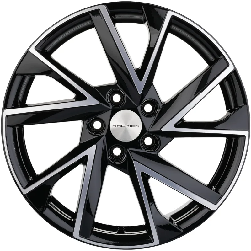 Khomen Wheels 7x17/5x114,3 ET45 D60,1 KHW1714 (Changan/Geely/Lexus/Toyota) Black-FP