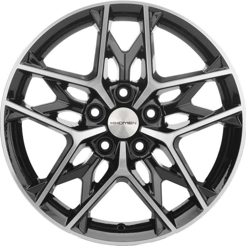 Khomen Wheels 7x17/5x114,3 ET45 D60,1 KHW1709 (Changan/Geely/Lexus/Toyota) Black-FP