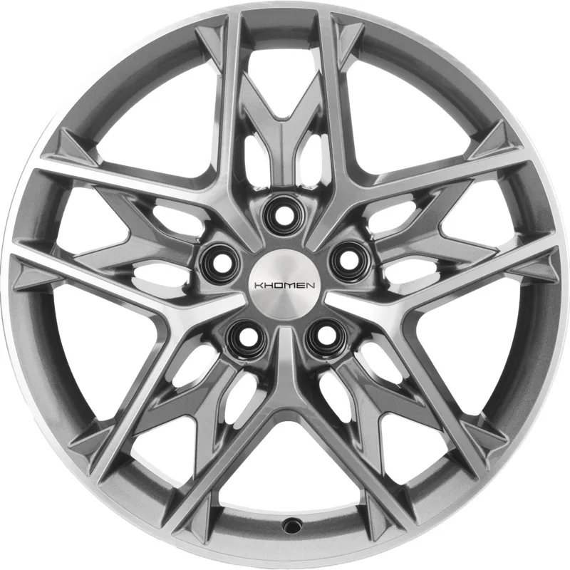 Khomen Wheels 7x17/5x114,3 ET45 D60,1 KHW1709 (Changan/Geely/Lexus/Toyota) Gray-FP