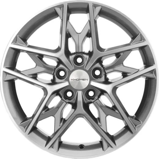 Khomen Wheels 7x17/5x114,3 ET45 D60,1 KHW1709 (Changan/Geely/Lexus/Toyota) Gray-FP