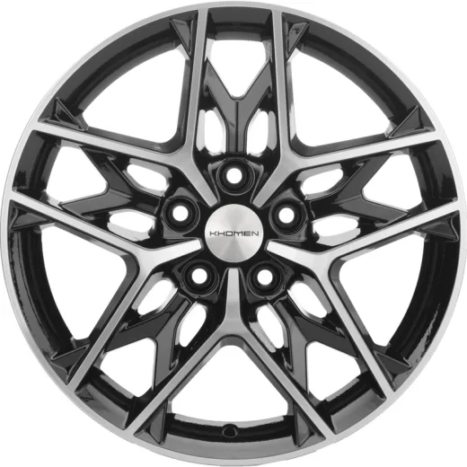 Khomen Wheels 7x17/5x112 ET49 D57,1 KHW1709 (Octavia) Black-FP