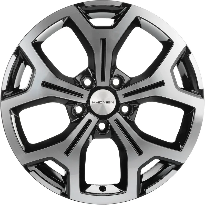 Khomen Wheels 6,5x17/5x108 ET50 D63,3 KHW1710 (Focus) Black-FP
