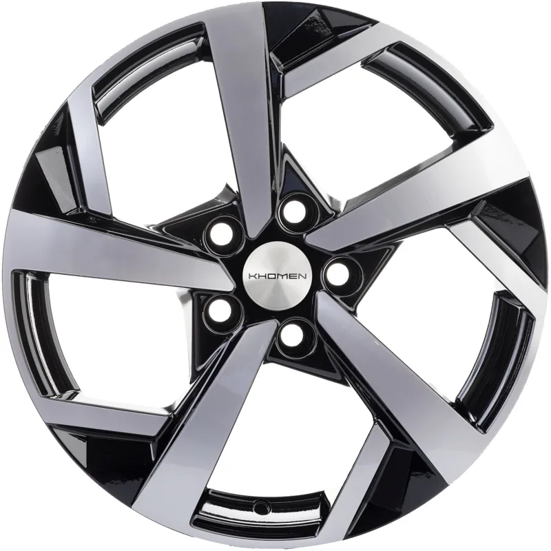 Khomen Wheels 7x17/5x114,3 ET45 D67,1 KHW1712 (CX-5/i40/X-Trail) Black-FP