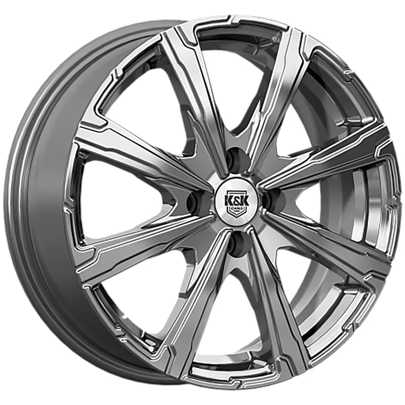 K&K 6x16/4x100 ET41 D60,1 Арагац (КС1214) Дарк платинум