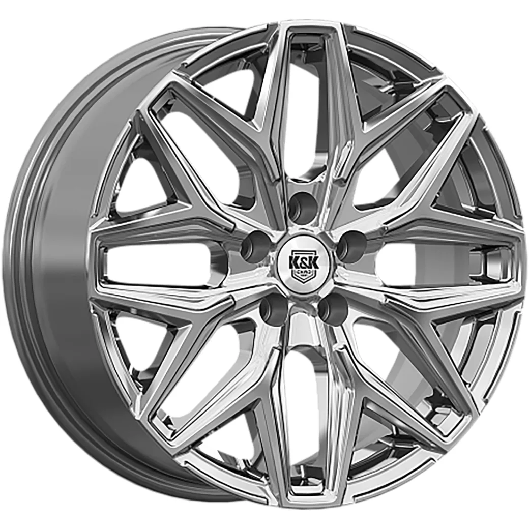 K&K 7x17/5x112 ET40 D57,1 Ариус (КС1187) Дарк платинум