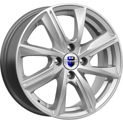 K&K 6x15/4x100 ET40 D60,1 Арнар-оригинал (КС890) Сильвер SK