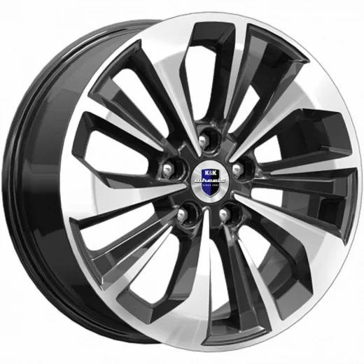 K&K 7x17/5x108 ET40 D65,1 Авиор (КС936) Алмаз черный
