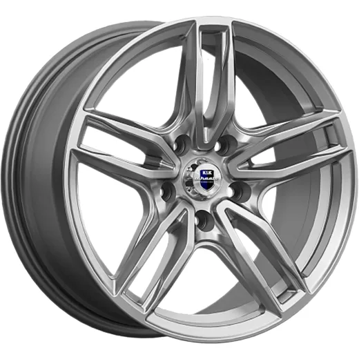 K&K 8x17/5x120 ET34 D72,6 Бартон (КС1110) Дарк платинум