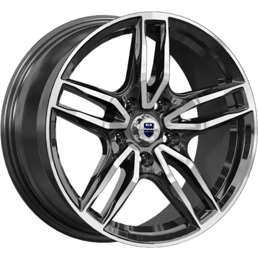 K&K 8x17/5x112 ET45 D66,6 Бартон (КС1110) Алмаз черный