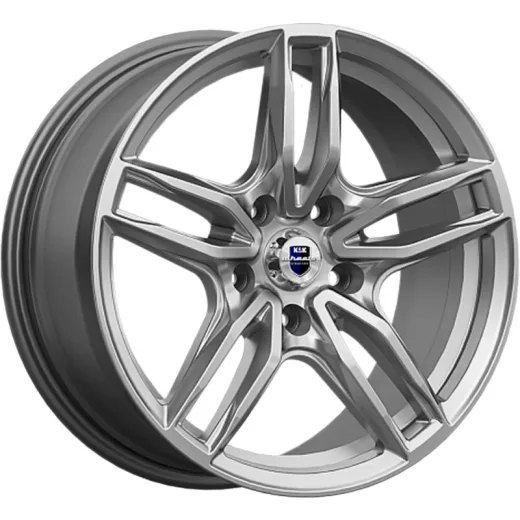 K&K 8x17/5x120 ET43 D72,6 Бартон (КС1110) Дарк платинум