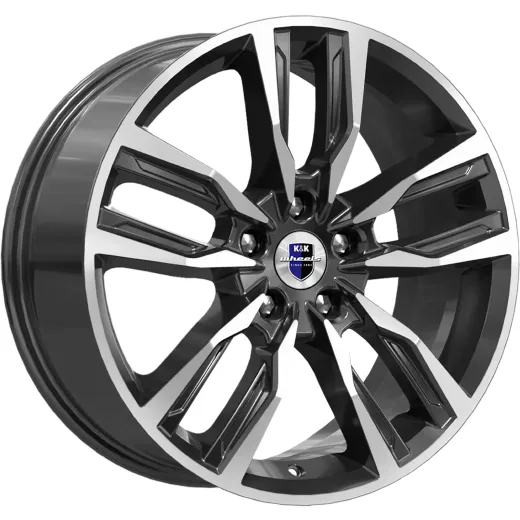 K&K 8x18/5x120 ET30 D72,6 Борэй (КС901) Алмаз черный