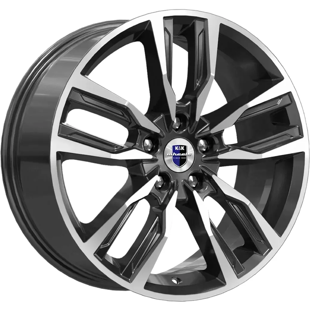 K&K 8x18/5x114,3 ET45 D67,1 Борэй (КС901) Алмаз черный