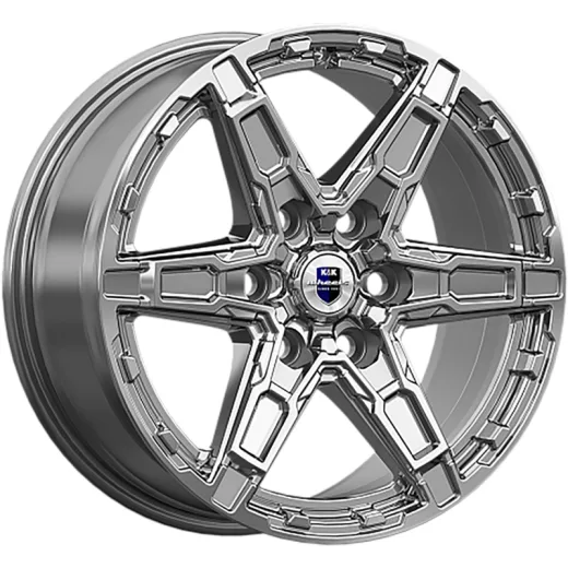 K&K 8x18/6x139,7 ET25 D106,1 Дистрикт (КС1159) Дарк платинум