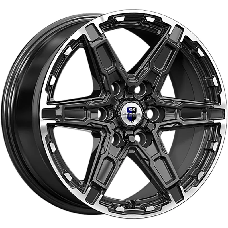 K&K 8x18/6x139,7 ET35 D67,1 Дистрикт (КС1159) черный бриллиант
