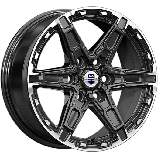 K&K 8x18/6x139,7 ET35 D67,1 Дистрикт (КС1159) черный бриллиант