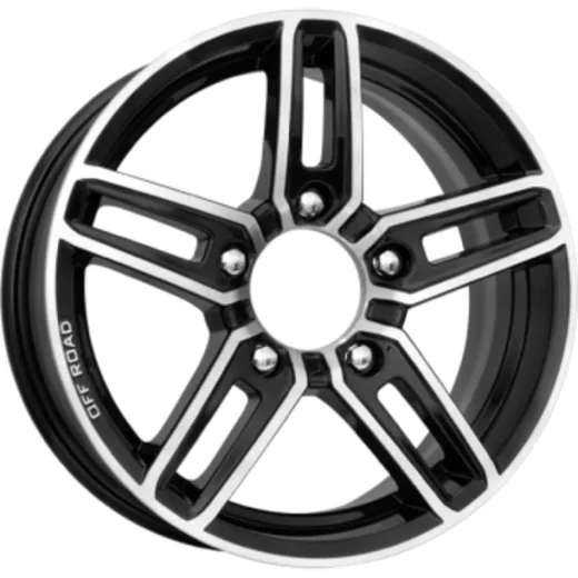K&K 6,5x16/5x139,7 ET40 D98 Дон (КС588) Алмаз черный