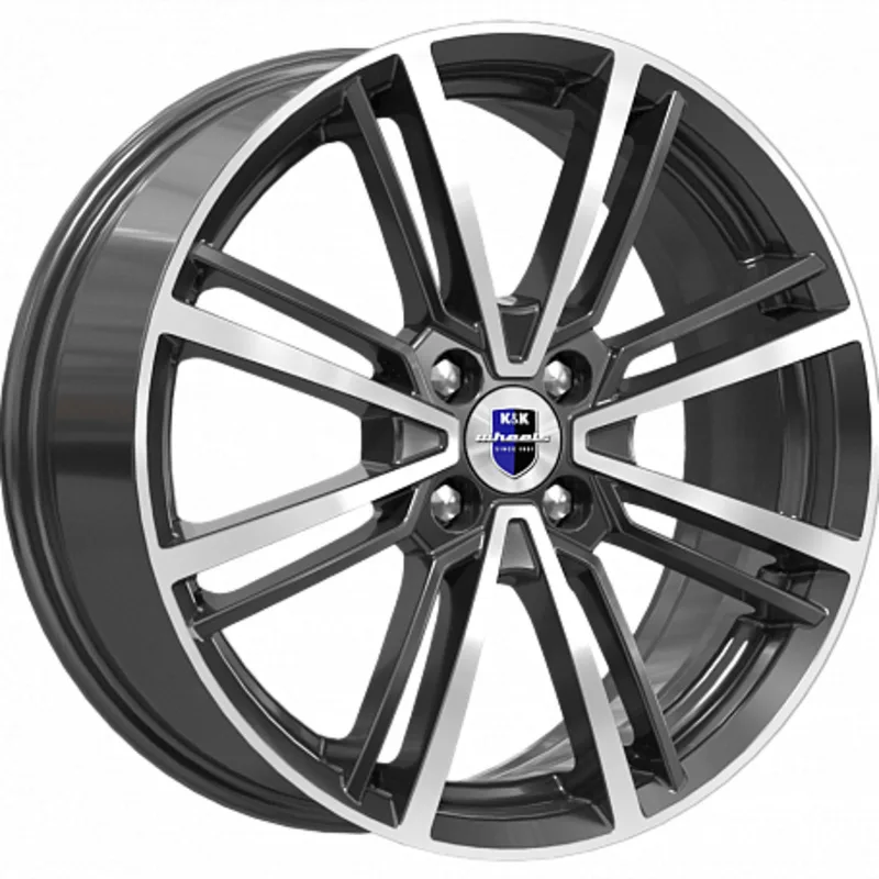 K&K 7x17/5x114,3 ET40 D66,1 Эрфурт-оригинал (КС898) Алмаз черный