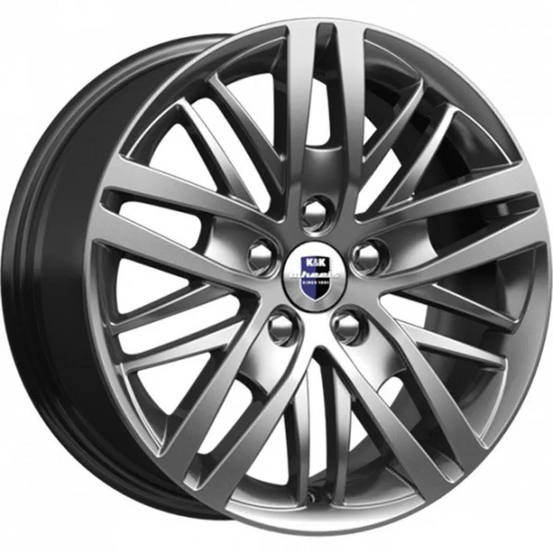 K&K 7x16/5x100 ET46 D57,1 Fencer-оригинал (КС730) Дарк платинум