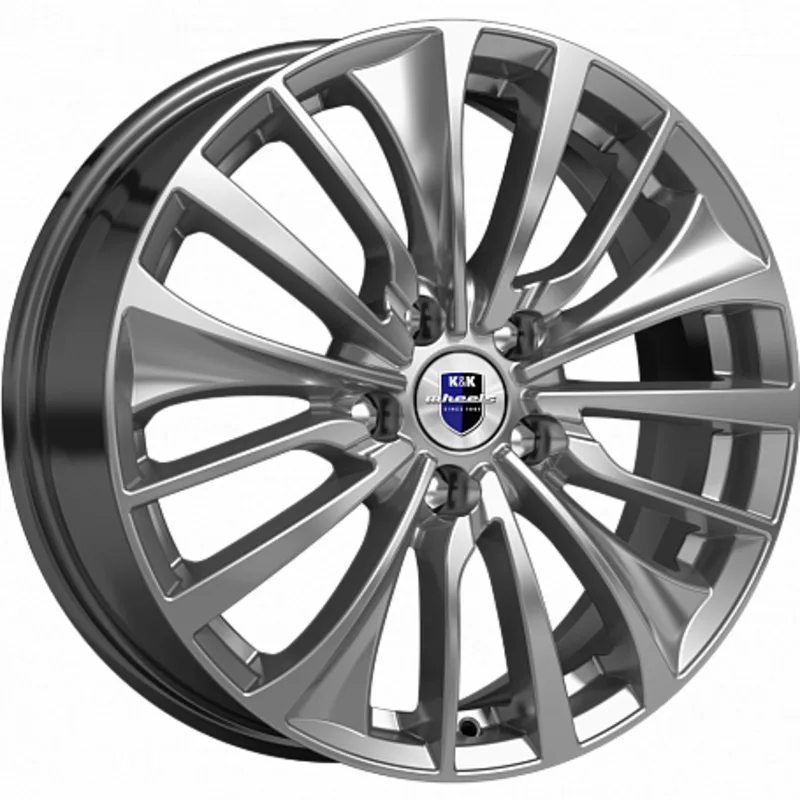 K&K 6,5x17/5x114,3 ET45 D66,1 Flanker (КС1097) Дарк платинум брайт