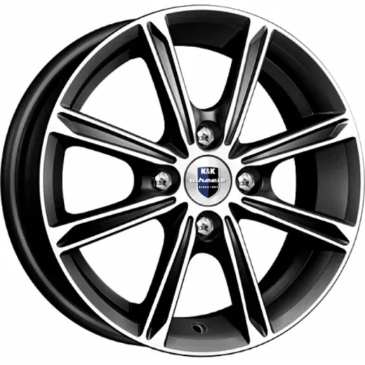 K&K 5x14/4x98 ET35 D58,5 Флэш (КС698) Алмаз черный