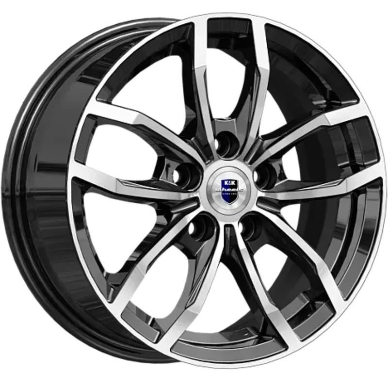 K&K 6,5x15/5x112 ET43 D57,1 Фрост (КС1048) Алмаз черный