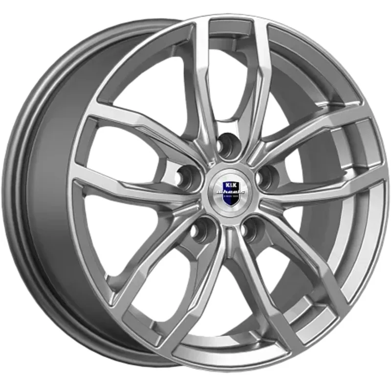 K&K 6,5x15/5x100 ET38 D57,1 Фрост (КС1048) Дарк платинум