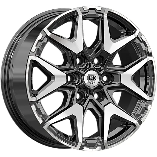 K&K 7,5x18/6x139,7 ET40 D92,5 Гангут (КС1176) Алмаз черный