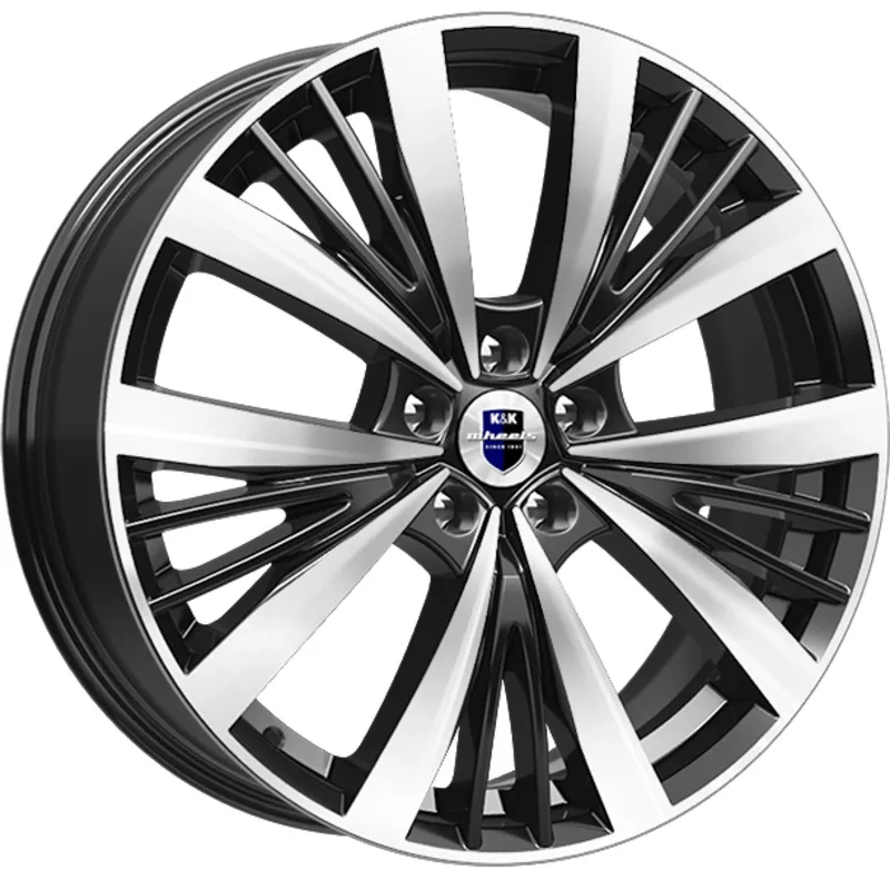 K&K 7,5x19/5x114,3 ET34 D66,6 Марвел (КС881) Алмаз черный SK