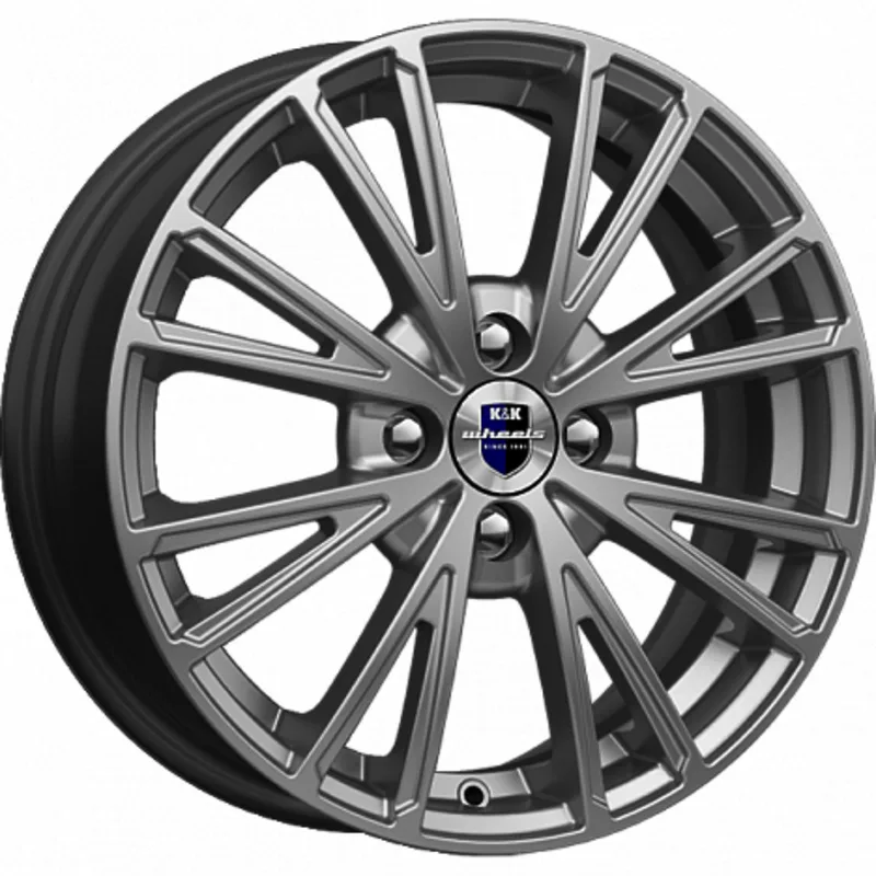 K&K 6x16/4x100 ET41 D60,1 Меандр-оригинал (КС879) Дарк платинум