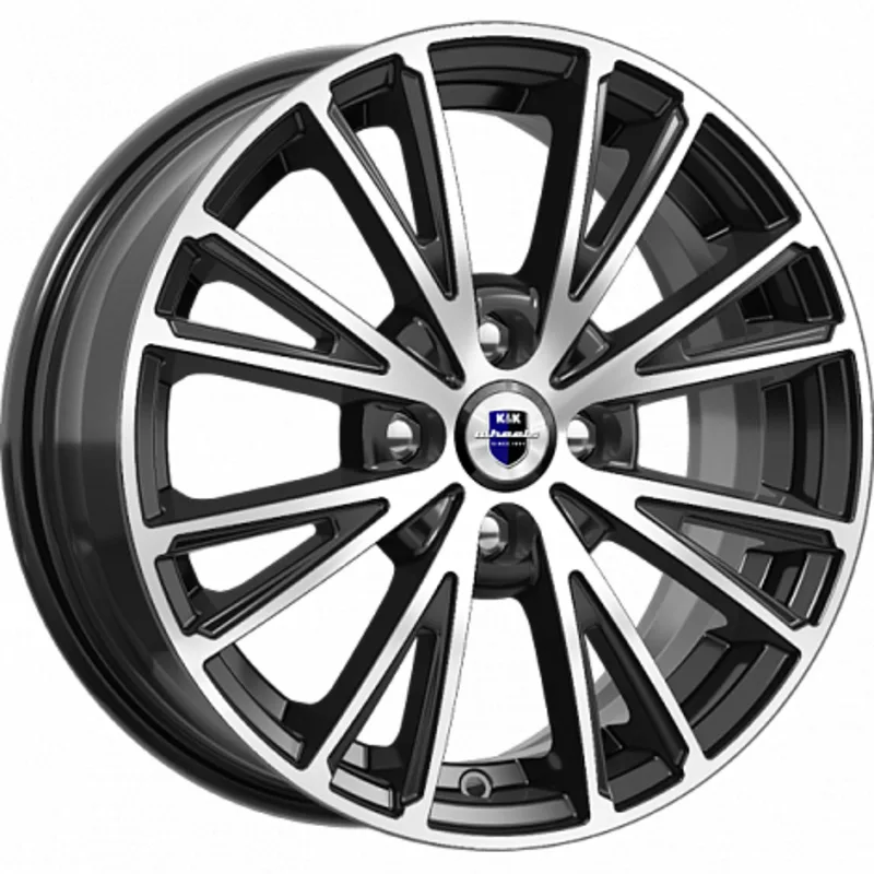 K&K 6x15/4x100 ET45 D67,1 Меандр (КС888) Алмаз черный SK
