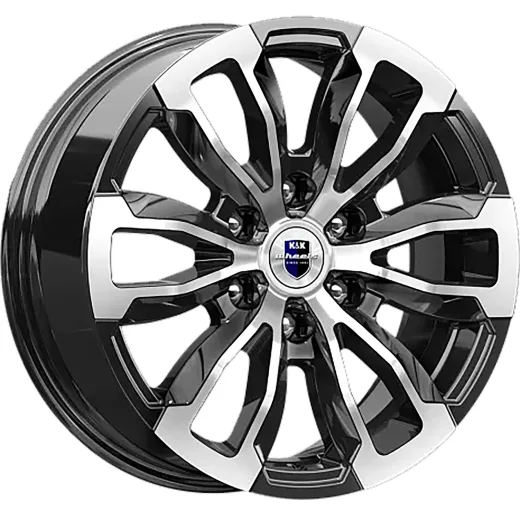K&K 7,5x18/6x139,7 ET42 D75,1 Меконг (КС959) Алмаз черный