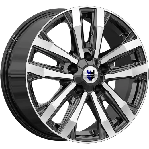 K&K 8x18/5x130 ET56 D71,6 Мичиган (КС1107) Алмаз черный