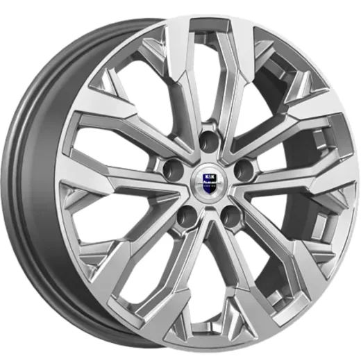 K&K 6,5x17/5x108 ET33 D60,1 Морейн (КС1046) Дарк платинум