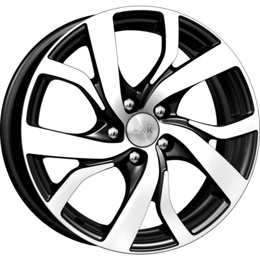 K&K 6,5x16/5x105 ET39 D56,6 Палермо-оригинал (КС607) Алмаз черный