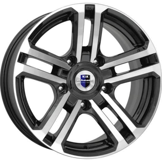 K&K 7x16/5x139,7 ET5 D98 Палладика (КС591М) Алмаз черный
