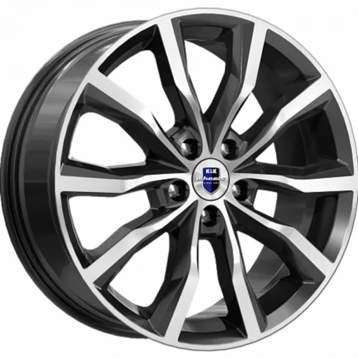 K&K 7,5x18/5x112 ET40 D66,6 Портер (КС906) Алмаз черный