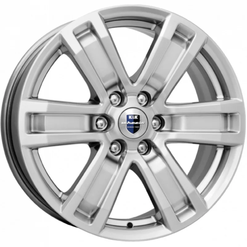 K&K 7x16/6x127 ET38 D77,9 R-7 Рольф (КС456) Сильвер